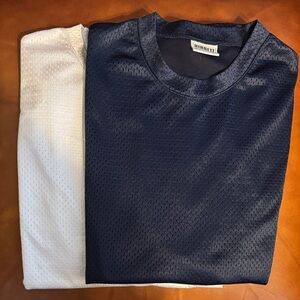 Hibbett Sports Men's Navy and White Mesh Shirts